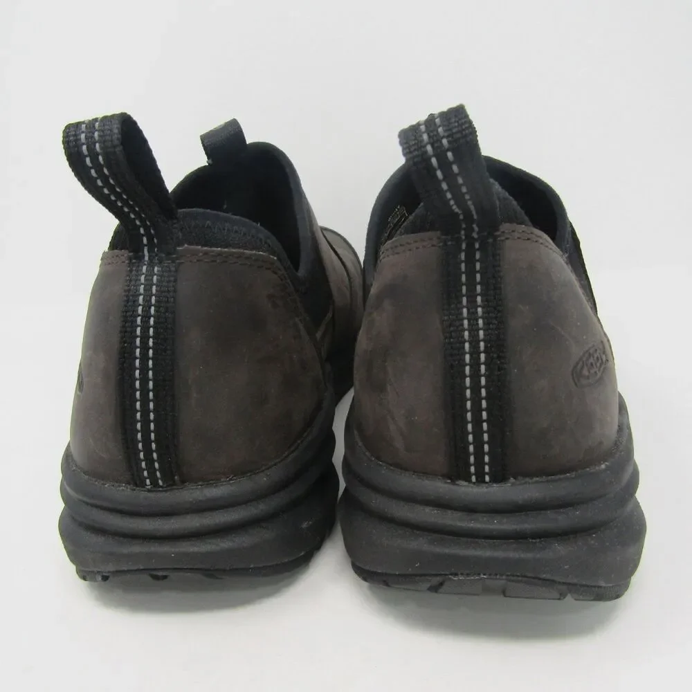 KEEN Utility Vista Energy ESD Carbon Toe Slip-On Work Shoes Men's US 11D Brown